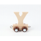 Name train letter Y in natural wood